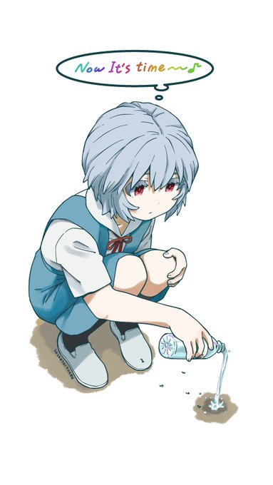 蟻の巣を水没させる綾波

  #エヴァ #綾波 