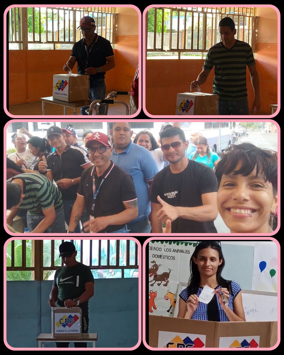 Guárico Guarico Con la Cola🫶🫶

Con Alegría y compromiso patrio participamos en el simulacro electoral, rumbo al 28 de Julio.

Salga el Pollo que Sea ya le montamos las espuelas a nuestro Gallo 🐓 Pinto 🔴⚫🇻🇪!!

#SimulacroPorLaPaz 
<a href="/NicolasMaduro/">Nicolás Maduro</a> 
<a href="/TupamaroMRT_/">Movimiento Revolucionario TUPAMARO Vzla.</a>