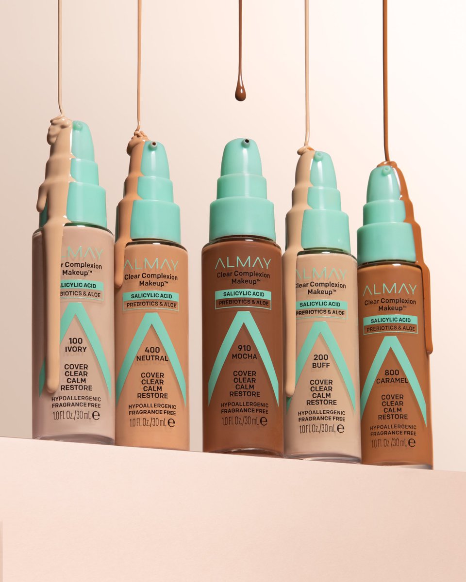 Soft-matte coverage that lasts all day *and* helps heal breakouts while you wear? No, it’s not too good to be true 🤭 It’s just Clear Complexion Foundation