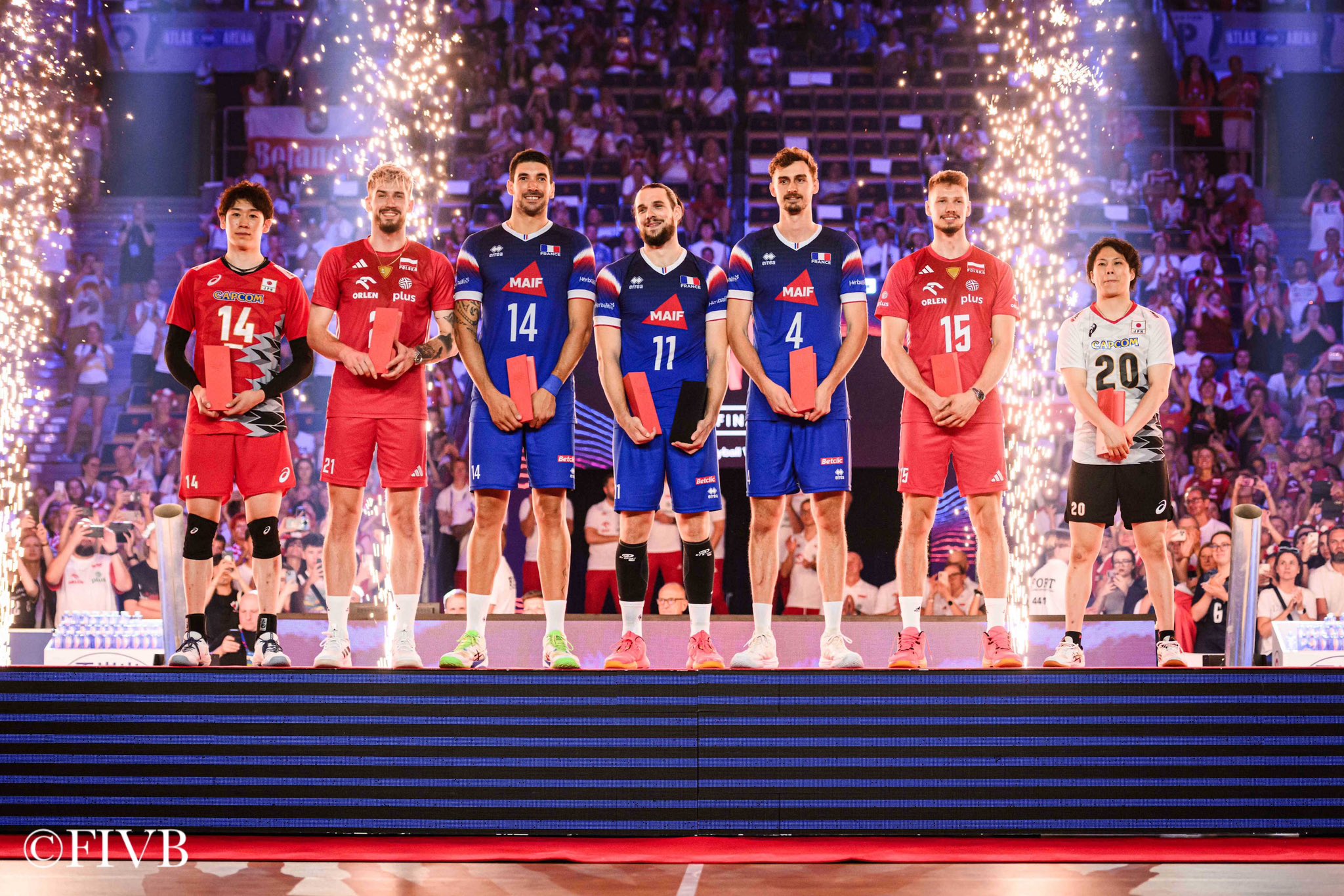 2024バレーボールネーションズリーグVNL直筆色紙　セルビア　ブリキッチ選手 2024バレーボールネーションズリーグVNL直筆色紙 セルビア