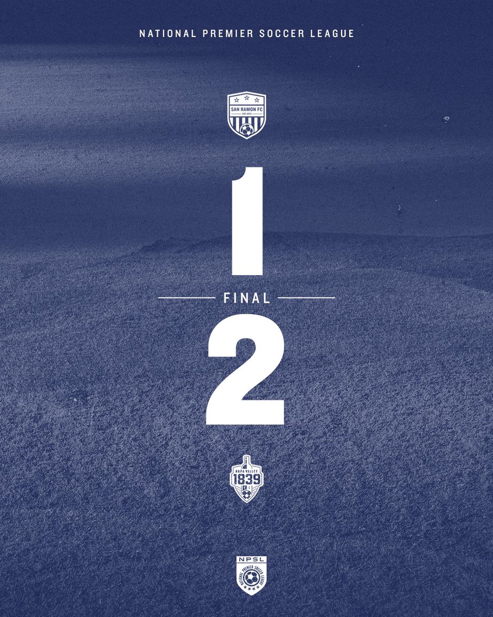 San Ramon FC Men’s Pro-Development Team ⚽️ (@sanramonfc_npsl) on Twitter photo Final result: 2-1
Thanks to the players and coaching staff for their strong effort, a skillful performance, & a determined spirit to keep pushing for an equalizer until the final whistle.
#SanRamonFC
#NPSLSoccer
#Soccer
#sanramonfc_npsl
Pic credit: Cole Baird
<a href="/NPSLSoccer/">National Premier Soccer League (NPSL)</a> Final result: 2-1
Thanks to the players and coaching staff for their strong effort, a skillful performance, & a determined spirit to keep pushing for an equalizer until the final whistle.
#SanRamonFC
#NPSLSoccer
#Soccer
#sanramonfc_npsl
Pic credit: Cole Baird
<a href="/NPSLSoccer/">National Premier Soccer League (NPSL)</a>