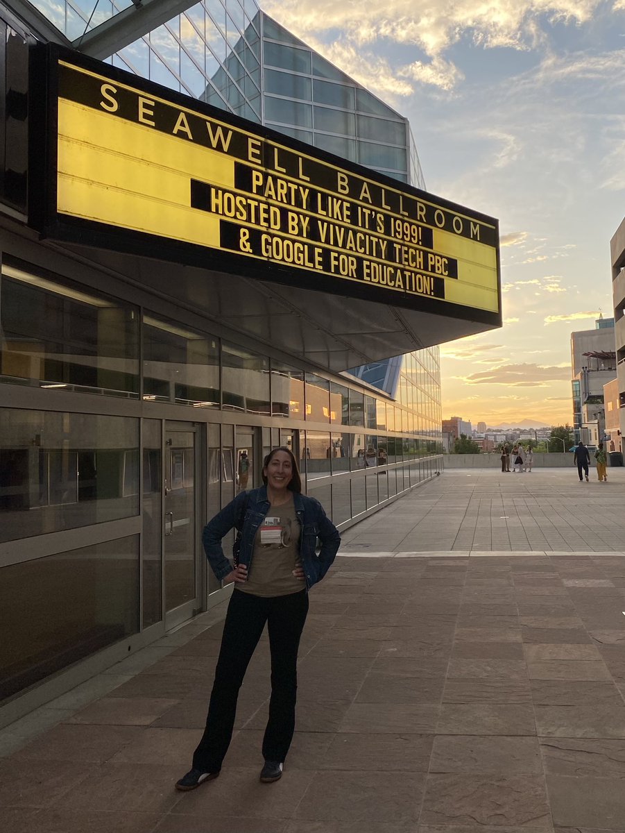 CiciEdTech's tweet photo. More #ISTELive fun! Teacher tour at @Stranahans, 90’s Party with @vivacitytech and @googleforedu, and amazing singers at #ETK24! Thank you for the great events! https://t.co/LDYm1BbE7F