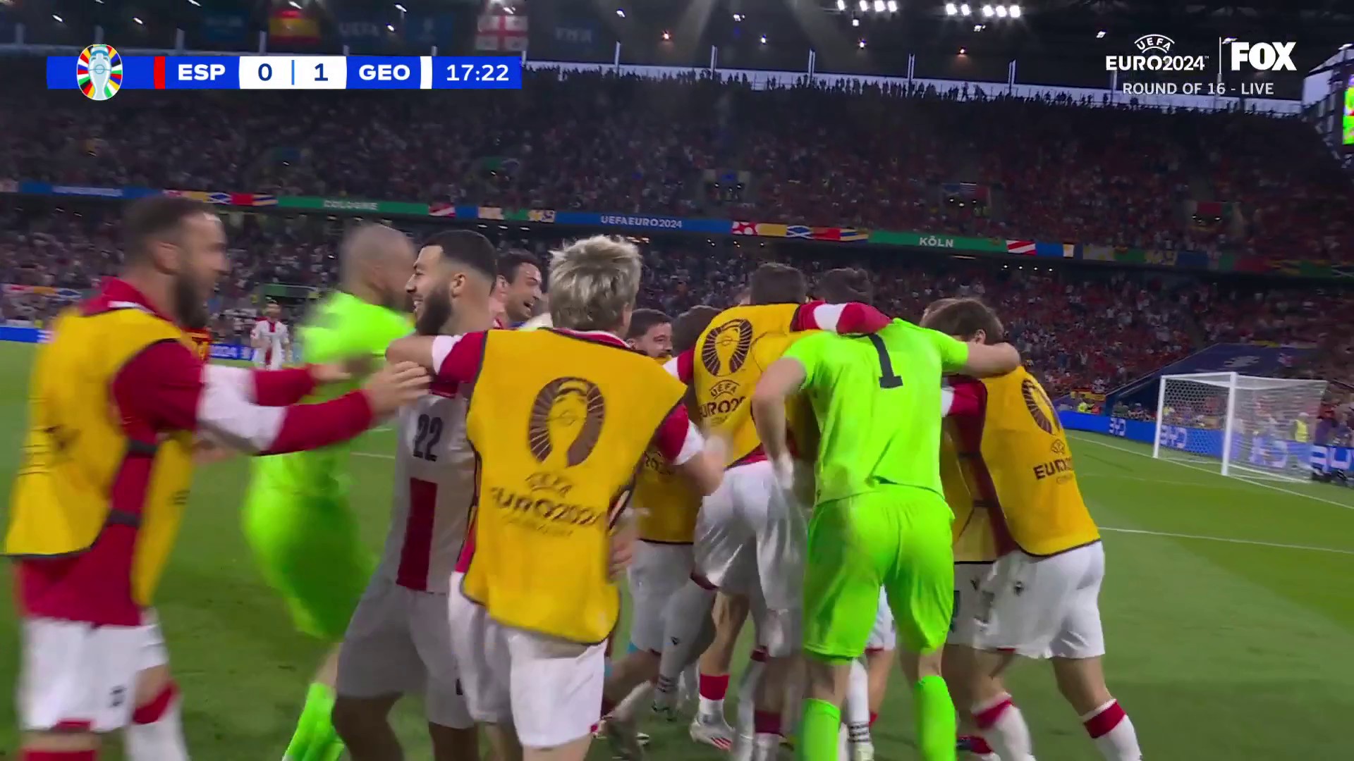 GEORGIA STRIKES FIRST VS SPAIN 😱🇬🇪