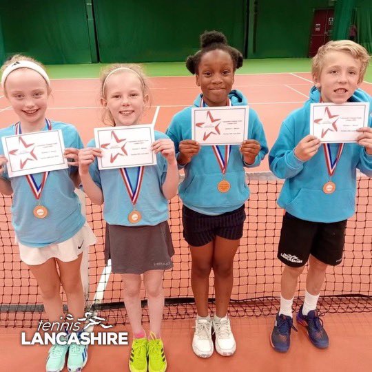 Well done to South Ribble who were crowned the winners of our 9 &amp; Under Division 1 Summer Youth League. Well done to all the teams and players that competed.🥇🎾🌹