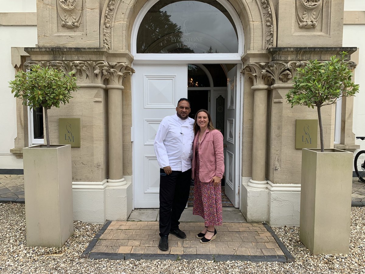 Great to speak with Michael Caines MBE on Friday at the stunning Lympstone Manor. 
We talked about food security and supporting the critical fishing, farming and tourism sectors in the constituency. 
We also talked about the Labour manifesto and the fact that it is pro worker and