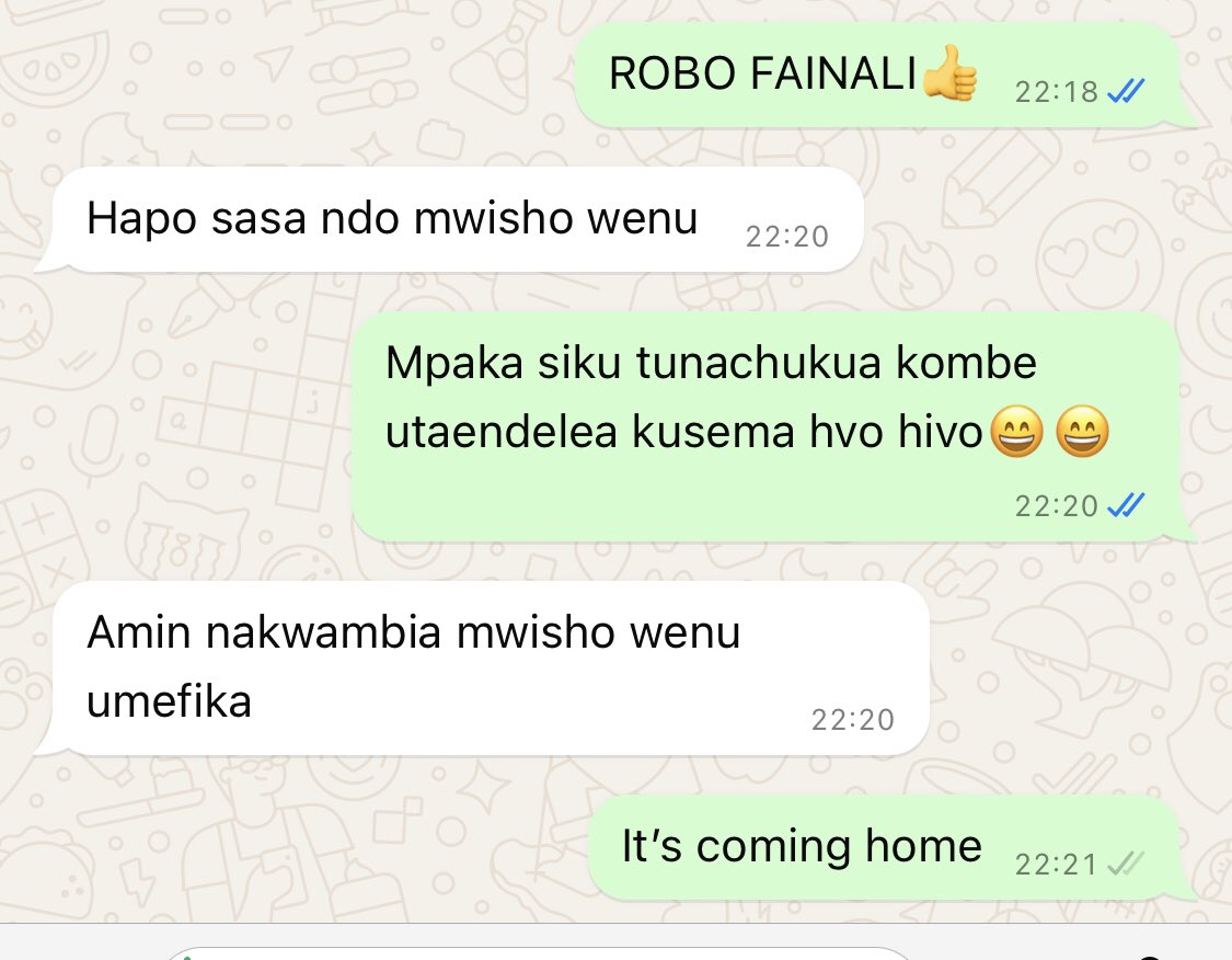 Hivi haiwezekani kuwaazima Argentina waje tukapiga nao fainal????😄 it’s coming home