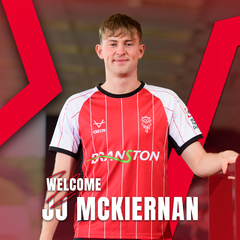 LincolnCity_FC's tweet photo. ✍️ City have completed the signing of exciting young midfielder JJ McKiernan on a four-year deal.

Welcome to the Imps, JJ!

#WeAreImps