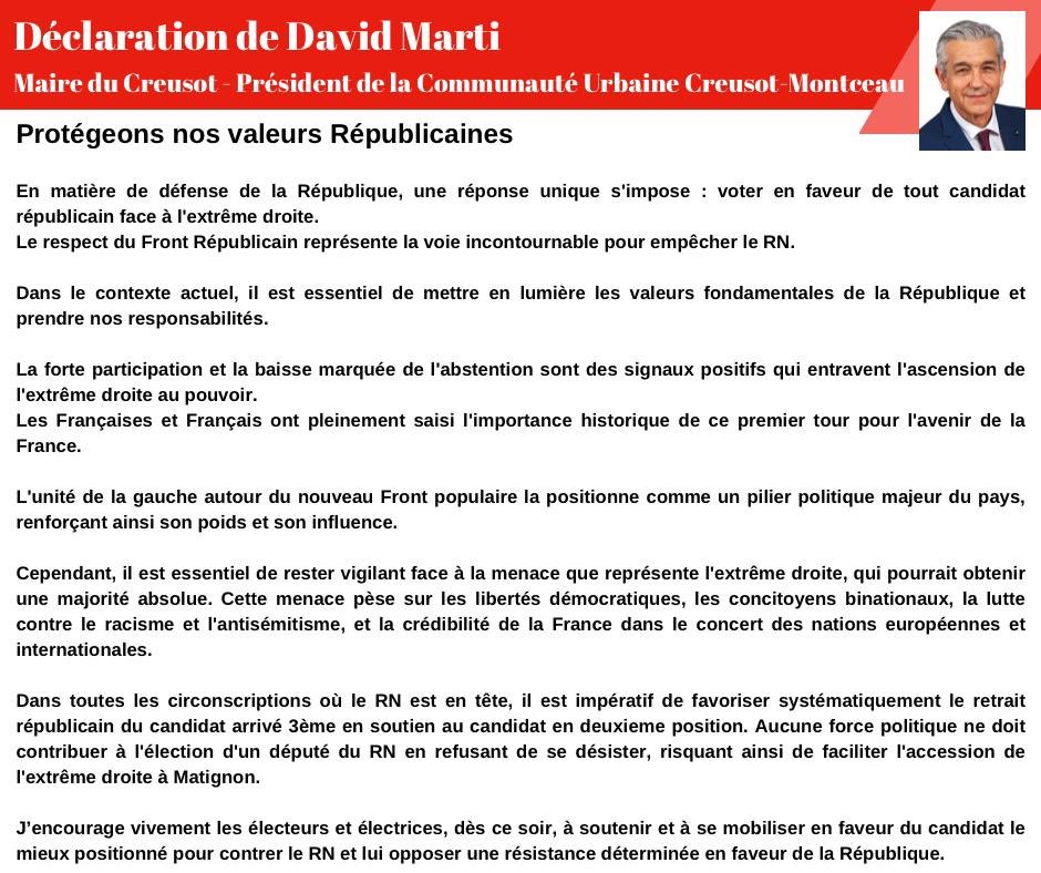 Nous devons toutes et tous prendre nos responsabilités pour protéger notre République 🇫🇷