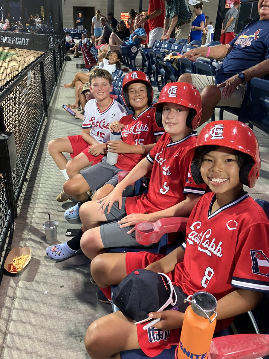 East Cobb Braves (@ecbraves) on Twitter photo 11U Cardinals cheering on and performing as bat boy the 15U Cardinals at <a href="/LakePointSports/">LakePoint Sports</a>. 11U Cardinals cheering on and performing as bat boy the 15U Cardinals at <a href="/LakePointSports/">LakePoint Sports</a>.