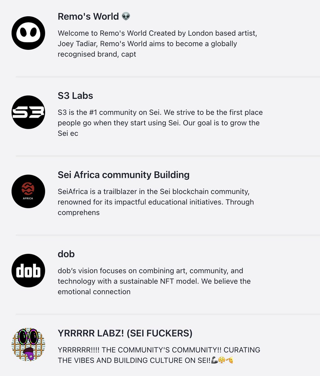 Friendly reminder: only 1 day left to the SEI Creator Fund!

Here are my top 5 picks of the day. What would you choose?