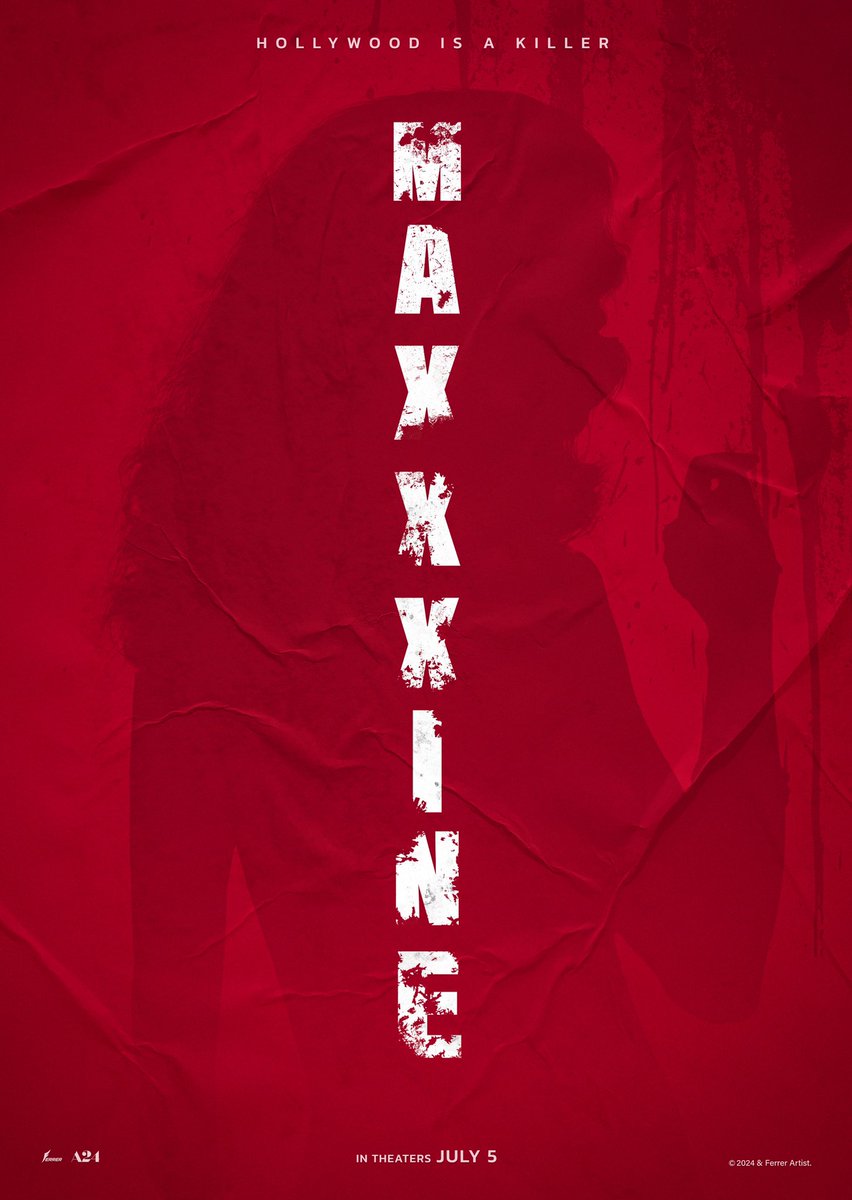 “Hollywood is a killer”

New Poster art for #Maxxxine movie.

In Theaters July 5. <a href="/maxxxinemov/">MaXXXine</a>