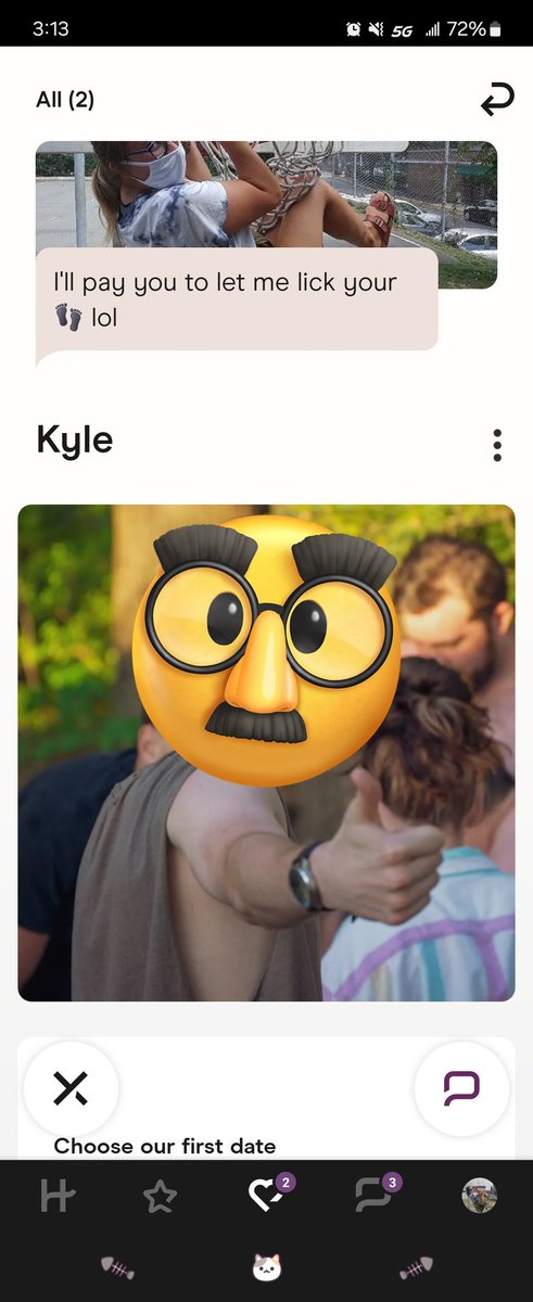 purpleneckstrap's tweet photo. Another one for the dating app chronicles https://t.co/K2s8C0DWfn