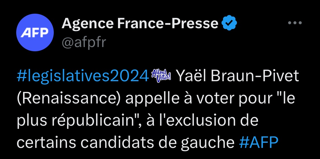 vivelefeu's tweet photo. Cette personne existe  politiquement parce que que la gauche a voté deux fois pour son parti infâme. https://t.co/Cu4QzBipa5