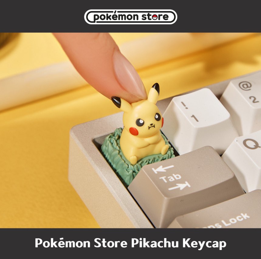韓国ポケモン公式「ピカチュウのキーキャップ」を発表