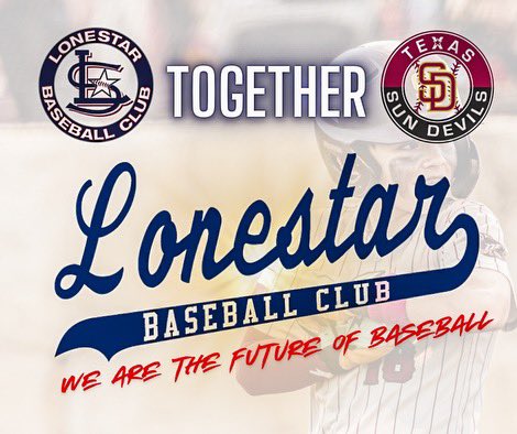 LonestarBSBclub's tweet photo. We’re thrilled to welcome the Texas Sun Devils, one of the top youth organizations nationwide, to our organization!

The Texas Sun Devils have excelled in cultivating the traits and values we admire, and their addition will elevate Lonestar Baseball Club to new heights! https://t.co/SnVVYG0HoE