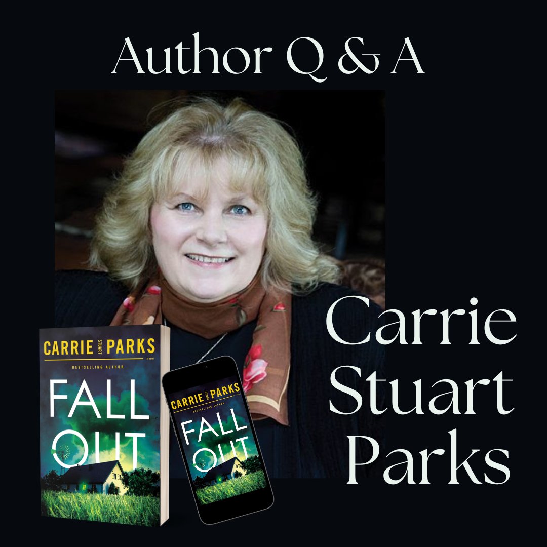 ProvidenceBks's tweet photo. LOVE this #AuthorQ&amp;A featuring #CarrieStuartParks and her book #FallOut on @IReadWhatUWrite  https://t.co/PeC5ULUaXd #bookishlife #bookishlove #bookbloggerpost #bookaholic #bookreviewblog https://t.co/M0NdLe4dr8