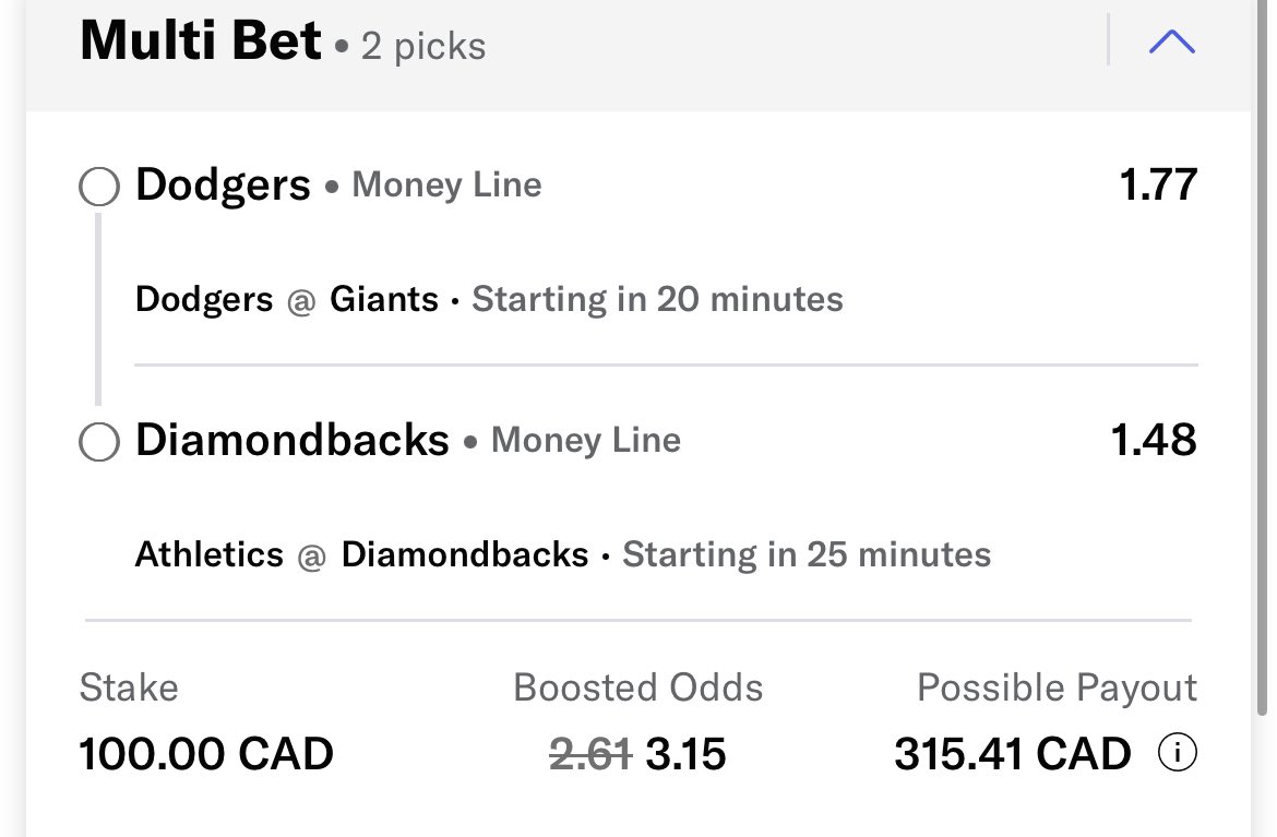 BronsPicks's tweet photo. Dodgers and diamond backs
double D’s for todays slip

+300 cus of the profit boost https://t.co/yT617mPJwP