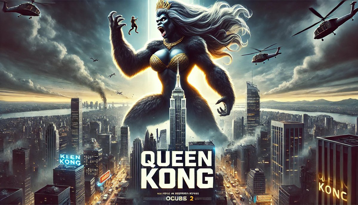 QUEEN KONG
¿De qué tamaño es tu mono?
Espérenla en 2029