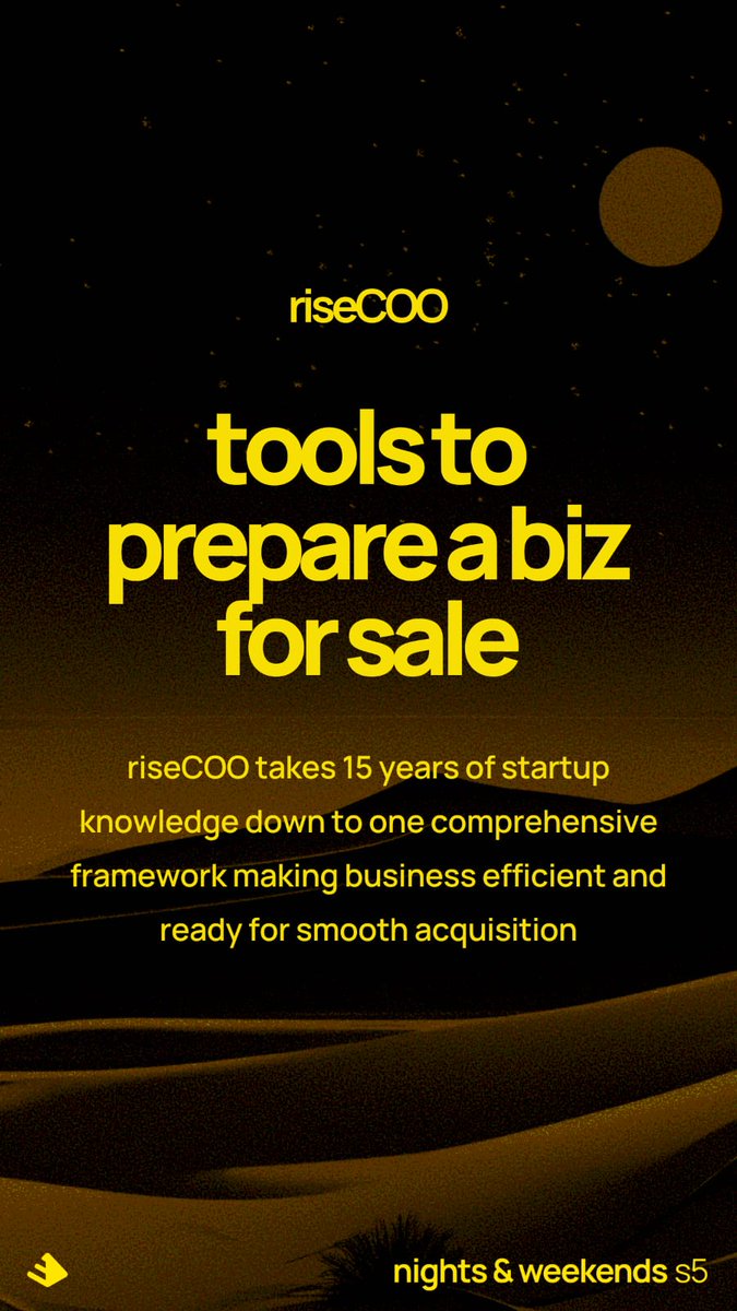 AlexSalinsky's tweet photo. Excited to share a growing suite of tools for business leaders to prepare to sell

@_buildspace @_nightsandweekends https://t.co/xCPQ8CnXwI