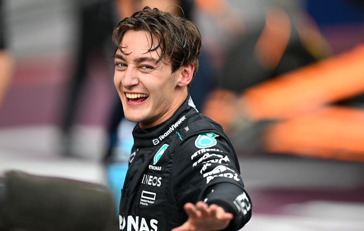 🔮| Rei da manifestação? Ontem, pós quali, George disse: 'Esses dois [Norris e Verstappen] foram bastante arriscados na sprint race, então acho que vou sentar, observá-los fazendo suas coisas e, com sorte, apenas passar despercebido'

e o final vocês já sabem...