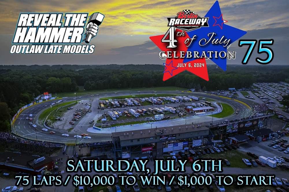 JeffStriegle's tweet photo. RT AND WIN!
4 adult GA  - Kids FREE, 15 and under

🏁 The Outlaws return 🏁
Their only Berlin appearance in 2024  
@RevealTheHammer 

FREE this Saturday night!
📍 Kids, 15 and under
📍 Seniors
📍 Military
📍 Veterans

It’s PACK the TRACK days at your home track
@BerlinRaceway https://t.co/FcM3DaJiza