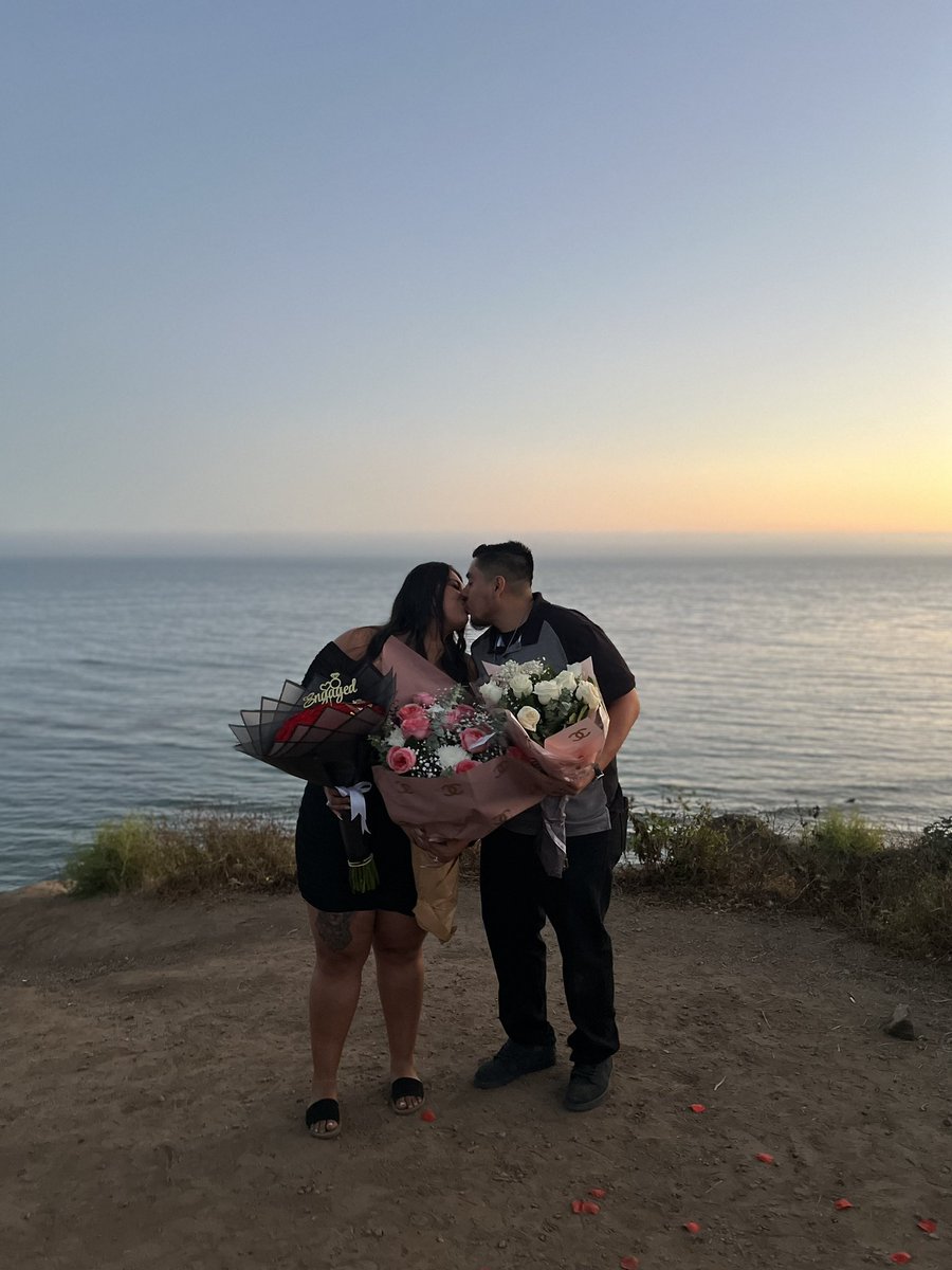 destinychavez97's tweet photo. Yes to today, tomorrow, and everyday after that. I love you forever!❤️💍 https://t.co/INKxx6kfc3