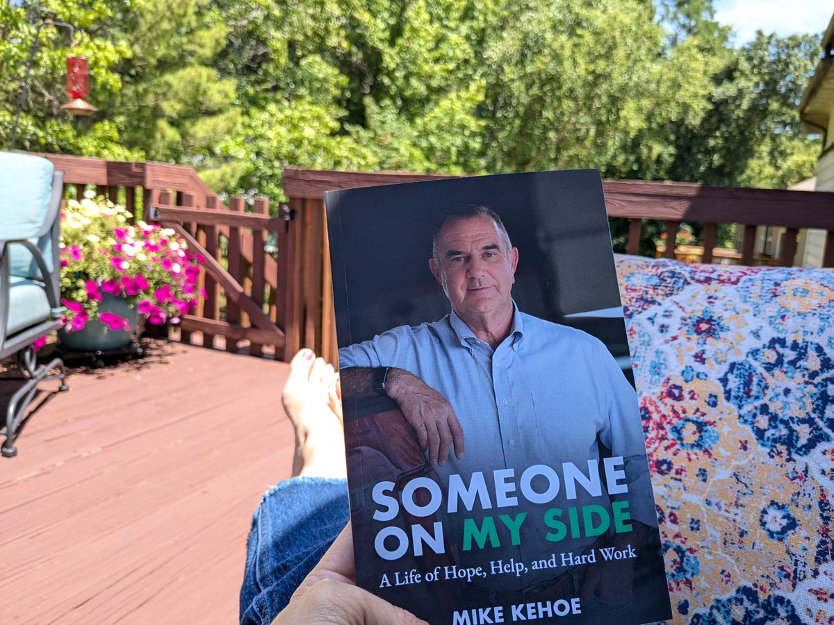 Came home from a great worship service to find that Amazon had delivered my summer reading material and God delivered a beautiful, 78 degree afternoon! Relaxing and enjoying a rare peaceful moment alone!
Someone On My Side, by <a href="/MikeLKehoe/">Mike Kehoe</a>