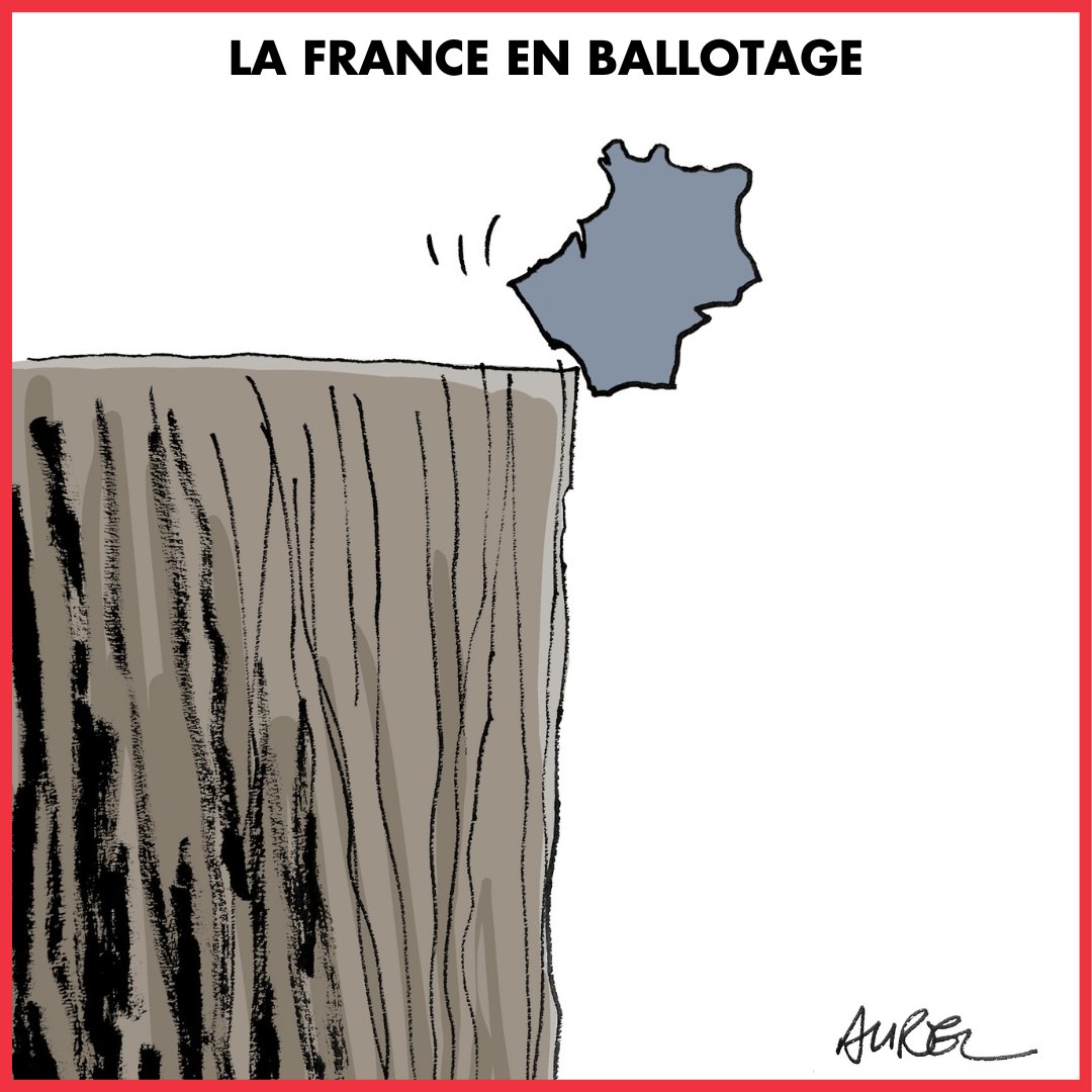 canardenchaine's tweet photo. ✏️ Vu par Aurel (@coolstand)
#legislatives2024 #electionslegislatives2024 https://t.co/wjF80NeDTJ