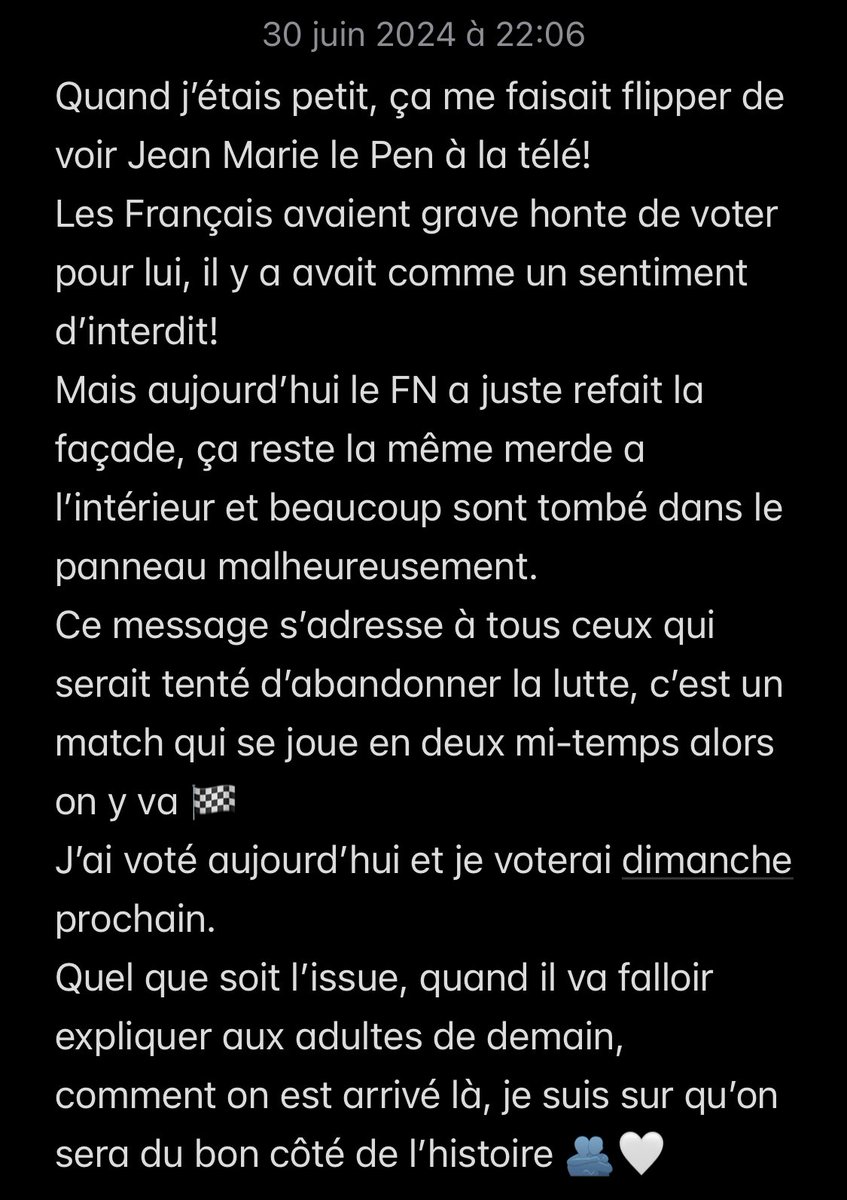 Le combat continue 🫂🤍 #NFP