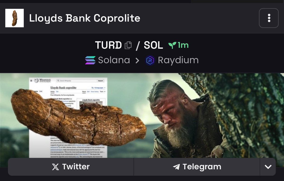 lloydscoprolite's tweet photo. Dex is updated for the mightiest $TURD https://t.co/mKsYl3IOZG
