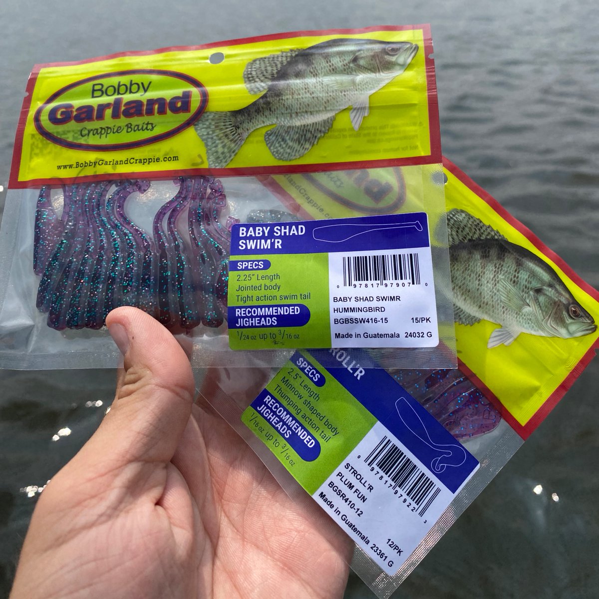 Having trouble getting a bite in dirty water conditions? The <a href="/Bobby_Garland/">Bobby Garland</a>  Hummingbird color is one of their many great options for stained water! Available in all your favorite Bobby Garland soft plastics. lurenet.com/catalogsearch/…
#CrappieFishing #BobbyGarland #Crappie