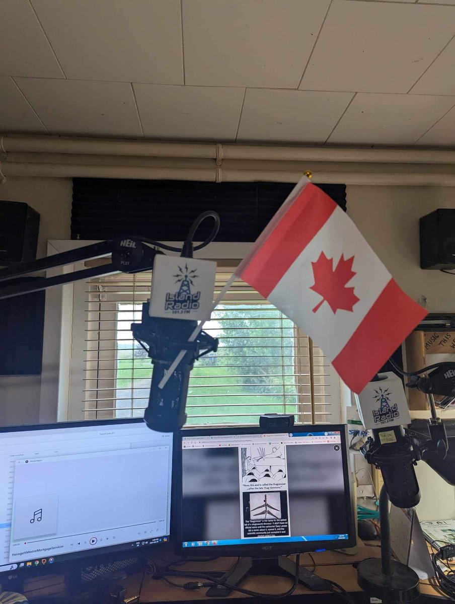 sydenhamkennedy's tweet photo. Coming up at 7pm @amherstislandfm Jerome and I are doing “double shots” as we get primed for the #BathCanadaDay celebrations! 2 hours of our favourite Canadian musicians, plus a look ahead to tomorrow’s festivities. https://t.co/CFcaN7htWs