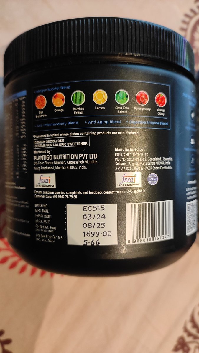 anir_p's tweet photo. @plantigohealth Hi, ordered for protein powder, received collagen builder. Sent mail to support on 29th June, no response till now. Please help !!! https://t.co/L8vbGm2qml