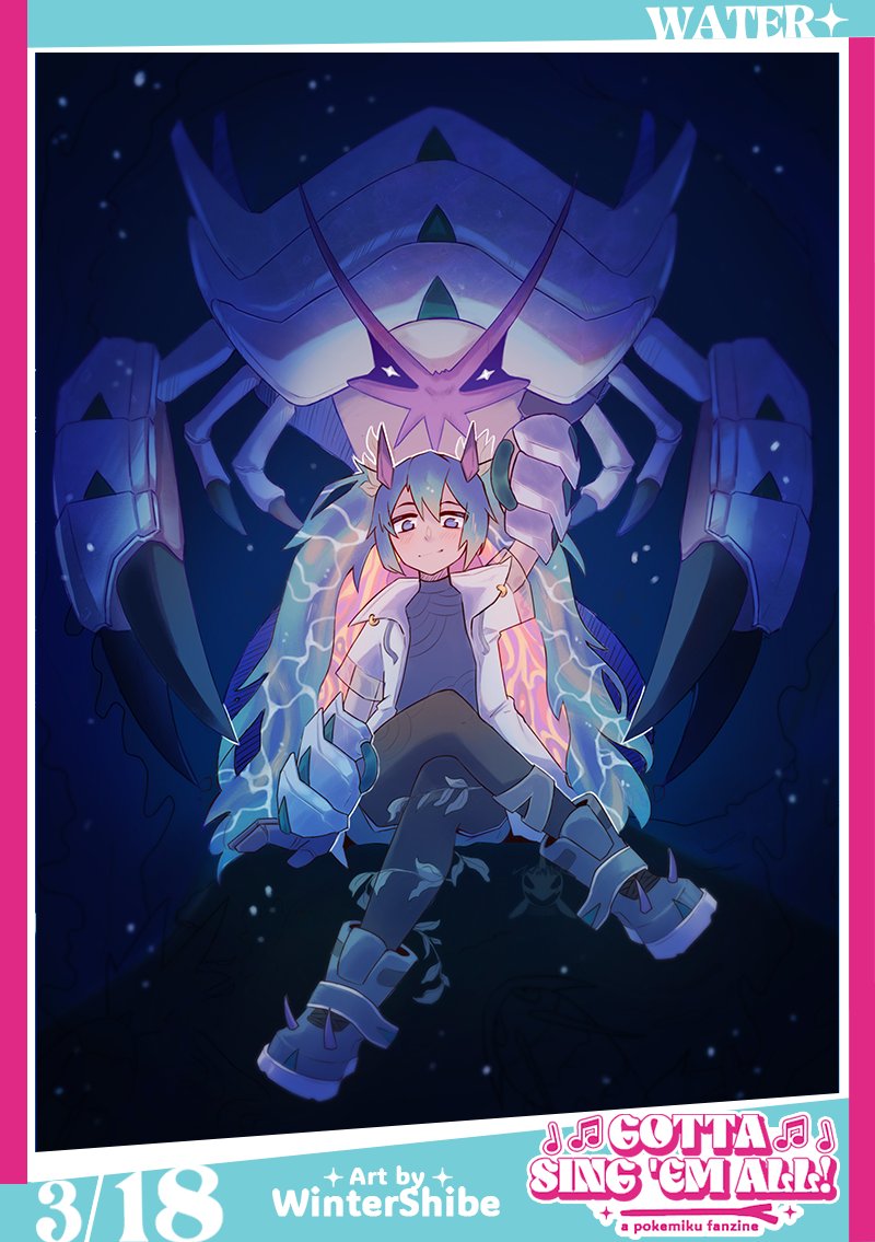 GottaSingEmAll's tweet photo. 🔸Miku 3/18, water type
🔸Featured Pokémon: Golisopod
🔸Artist: @WinterShibe 

#gottasingemallproject https://t.co/mzlqWmsKyk