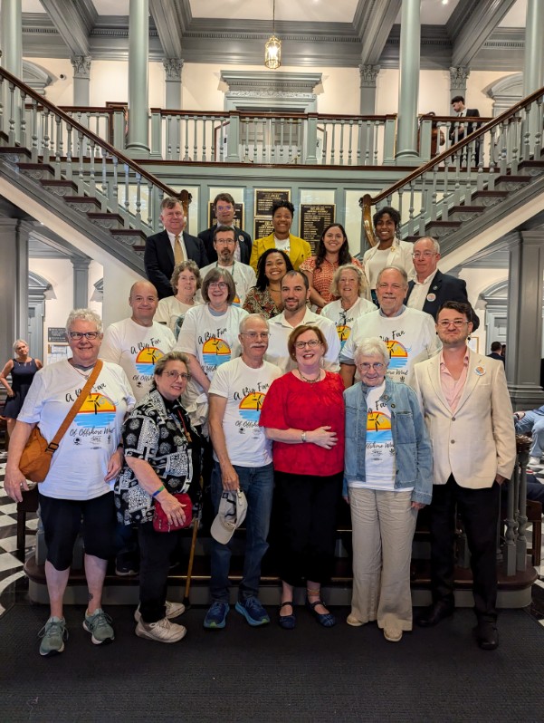 desierraclub's tweet photo. Picture pre- and post-passage of SB 265, our Offshore Wind bill. Thanks to everyone who helped make this happen! https://t.co/x7GTJ4K73n