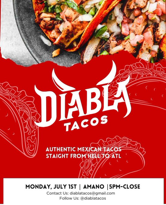 If you&rsquo;re in ATL, come get tacos tomorrow &amp; say hi  🥰🌮 https://t.co/umsK5TpAtC