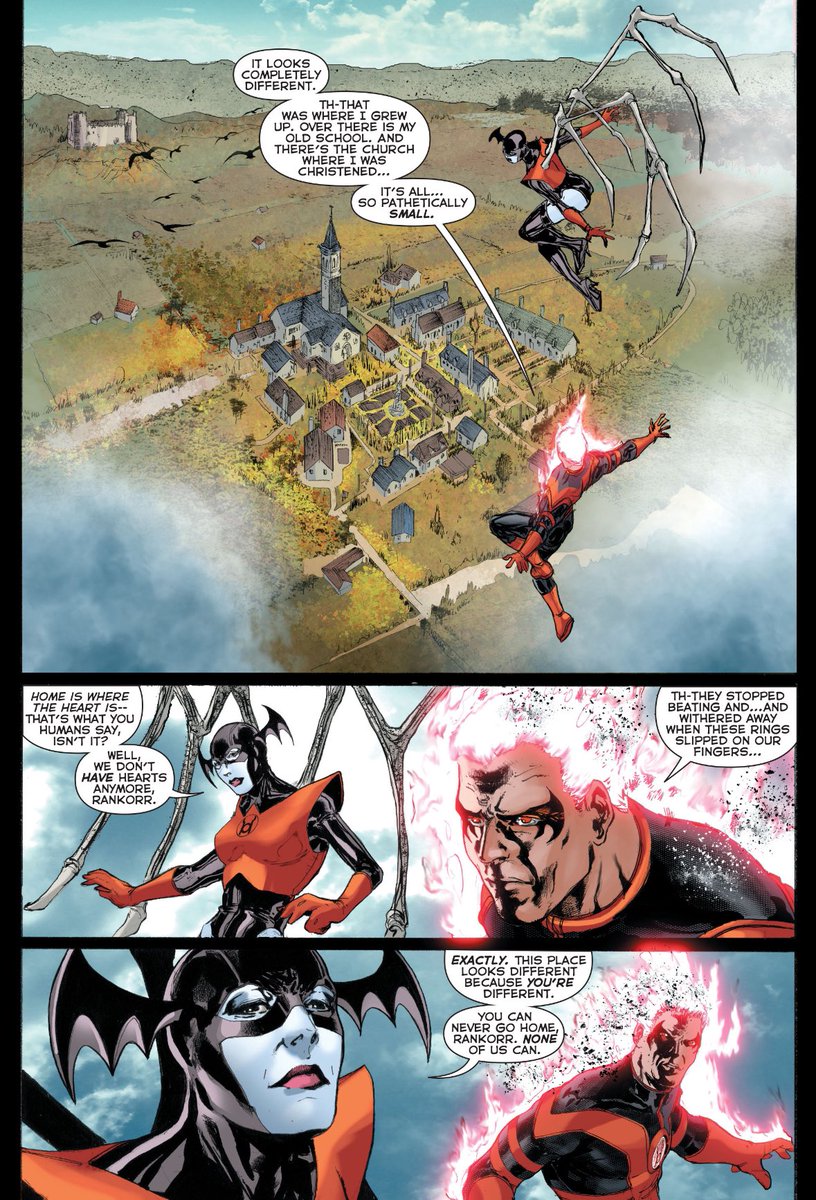 chelsdaniel280's tweet image. “You can never go home, Rankorr. None of us can.”
(Red Lanterns #14 - Peter Milligan, Miguel Sepulveda, Rain Beredo, and Carlos M. Mangual)
#Bleez #Rankorr #RedLantern
#RiseOfTheThirdArmy #New52 #dccomics