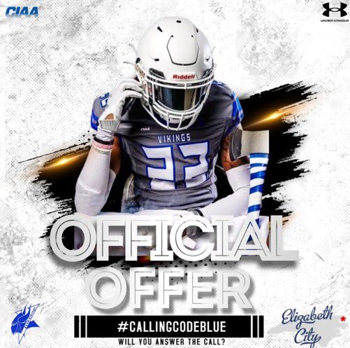 dylangoad_16's tweet photo. After a great camp I am grateful to receive an official offer from @ECSUVikingFBall , I would like to thank God, my parents, Coach McCain, Coach Priv, Coach Ant, Coach Life, and my teammates. https://t.co/lzvyc73mRA