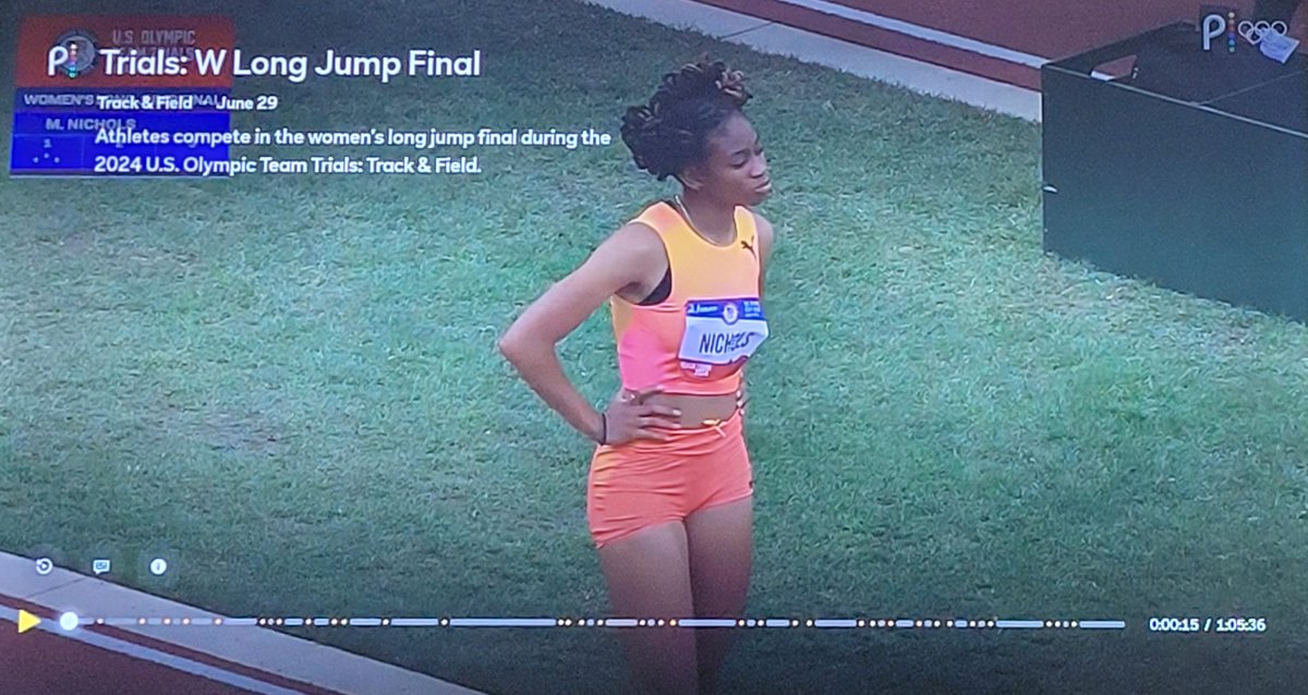 This is unwatchable. Thirty-four, 2 minute commercial breaks -- 68 minutes total -- for the replay of a long jump qualifying final! You barely have time to blink between commercial breaks. <a href="/NBCOlympics/">NBC Olympics & Paralympics</a>