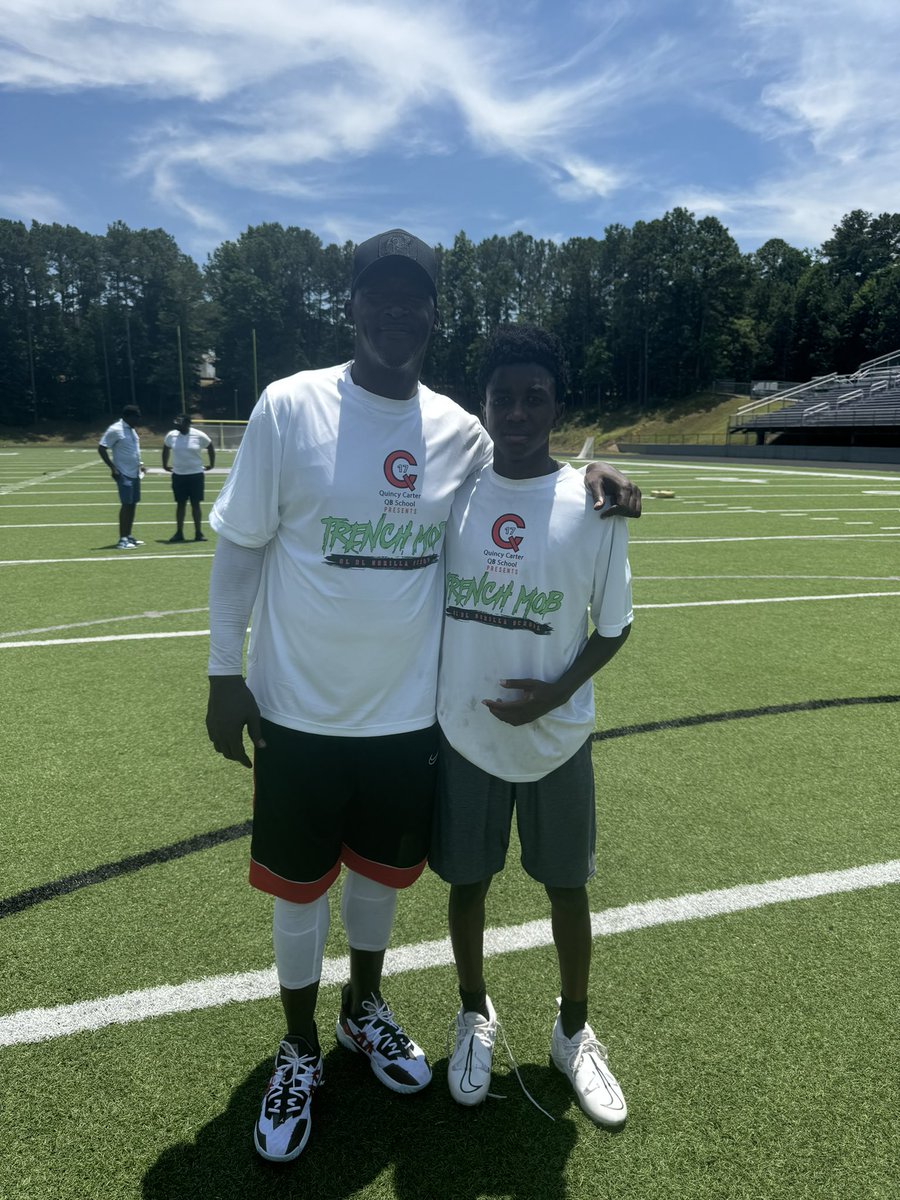 Quincy Carter/Trench Mob camp!  Had a GREAT time.