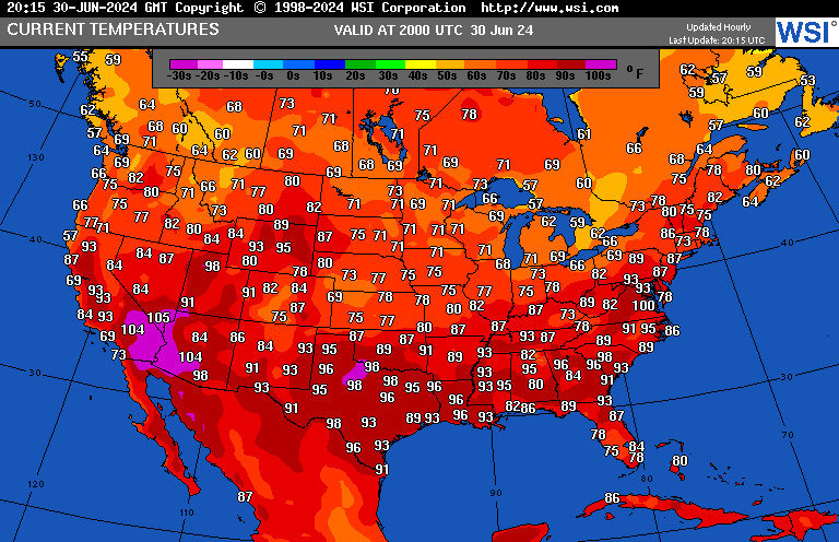 climateguyw's tweet photo. On SUN 6/30/2024 #HeatwaveExxon continued as a major CAT3. A front did trim sone advisories out Missouri. It was hotter across the Southeast where extreme heat will continue to build this week.
@orosane @MichaelEMann @SteveMacNBC6
@WeatherProf @ClimateOfGavin @ZLabe https://t.co/bApmjyENRS