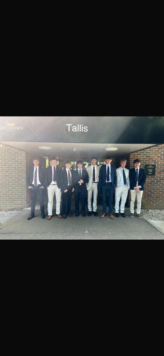 AlexWil92208892's tweet photo. So after 8 years the youngest of our 3 sons finishes his time at the wonderful @Greshams_School with the Speech Day and Valedictory Ball.

Great school, staff and surroundings.

#aspacetothrive
#aplacetogrow https://t.co/UZN3DNVdNj