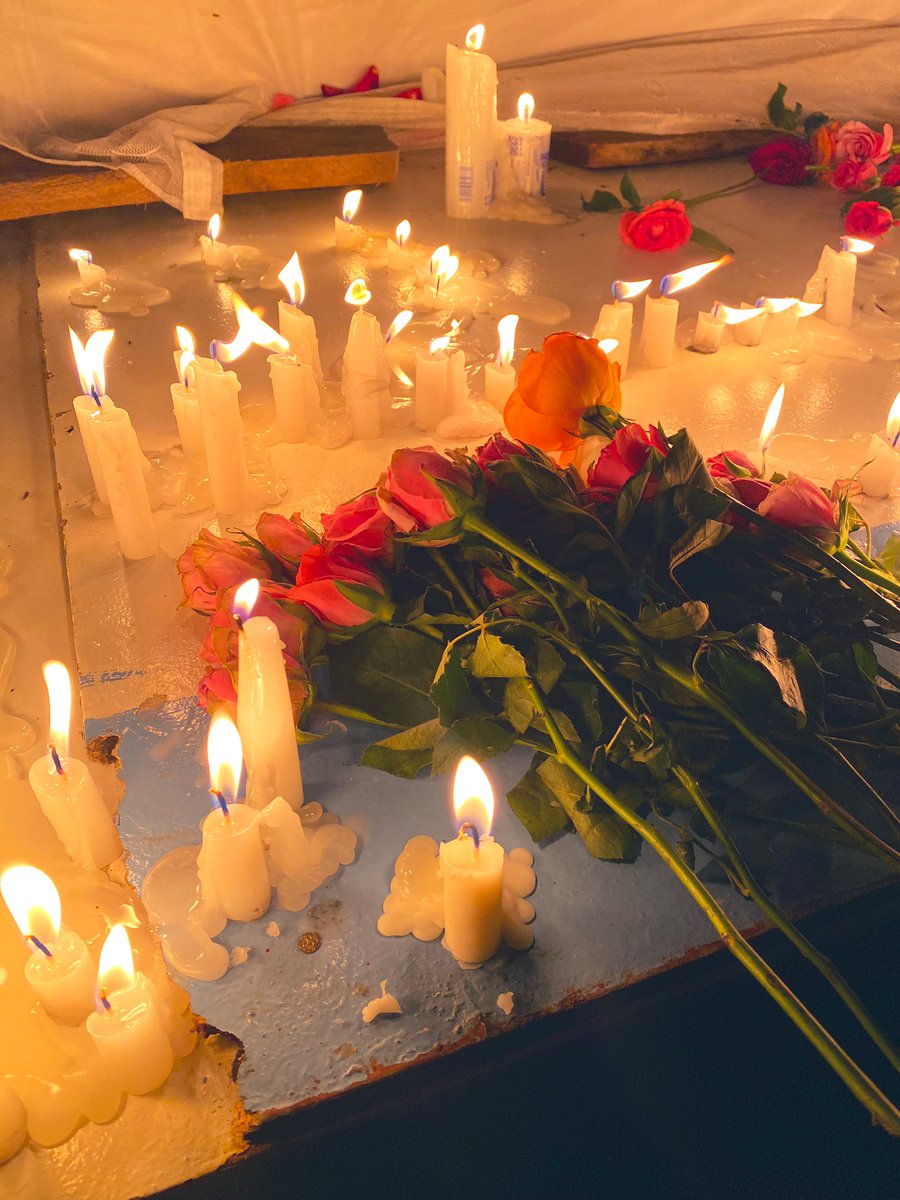 NyaduseKomu's tweet image. Candle lighting for Shujaa Beasley Kogi Kamau. 
R.I.P🕊️