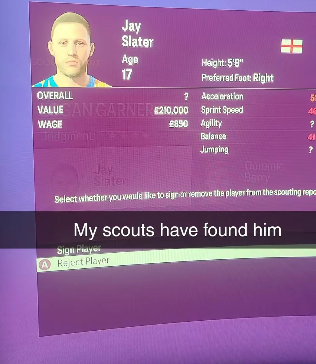 Some boys fifa scouts found him #JaySlater