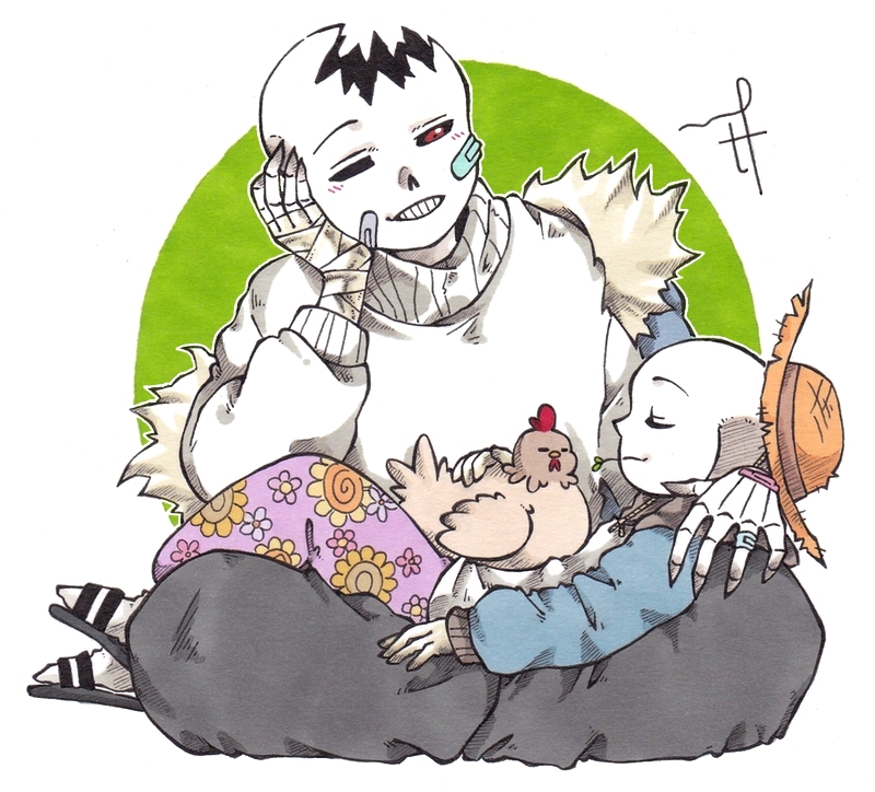 A HorrorFarm piece for the wonderful <a href="/Alennyah/">Alennyah (1/5 open)</a> ❤️ Thank you for your patience and your support!
#sanscest #horrorfarm