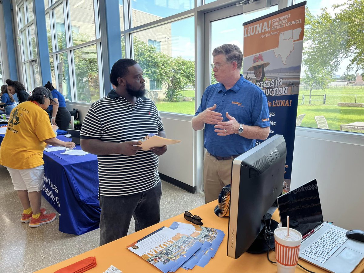 We had a great day at the West Dallas Job Fair talking to folks looking to build careers in construction with <a href="/LIUNA/">LIUNA</a>!  Thanks to our partner contractor <a href="/BeckGroup/">The Beck Group</a> for the invitation and to our partner <a href="/MilwaukeeTool/">Milwaukee Tool</a> for joining us!  #jobfair #LIUNA #LIUNAbuilds #LIUNAcareers