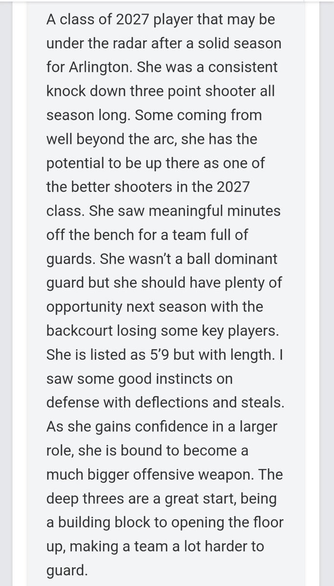 Thank you for the write up! <a href="/PrepGirlsHoops/">Prep Girls Hoops 🏀</a> <a href="/Justin4hoops/">Justin Prather</a> @TreeofHopeElite