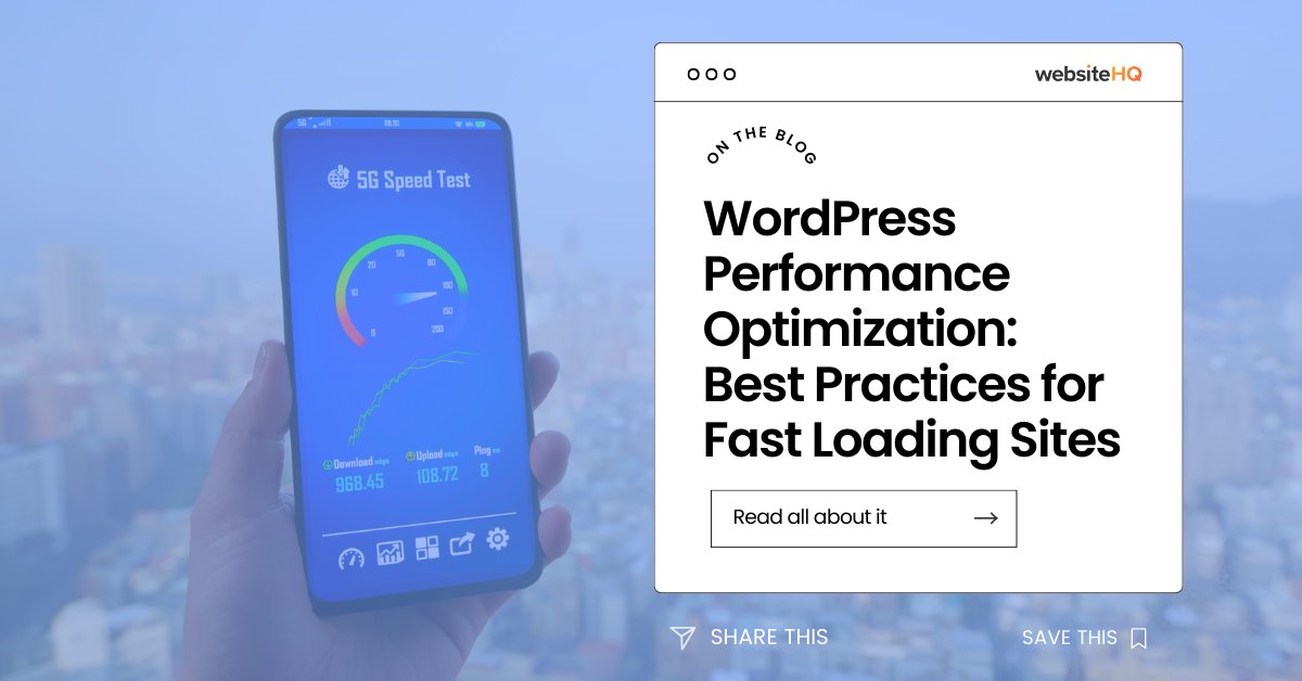 WebsiteHQ_'s tweet image. Don&apos;t let a slow website slow down your business! 🚀
Learn how to optimize your WordPress site for speed and performance:
websitehq.com/wordpress-perf…

#WordPressSpeed #WebsiteOptimization #PerformanceHacks