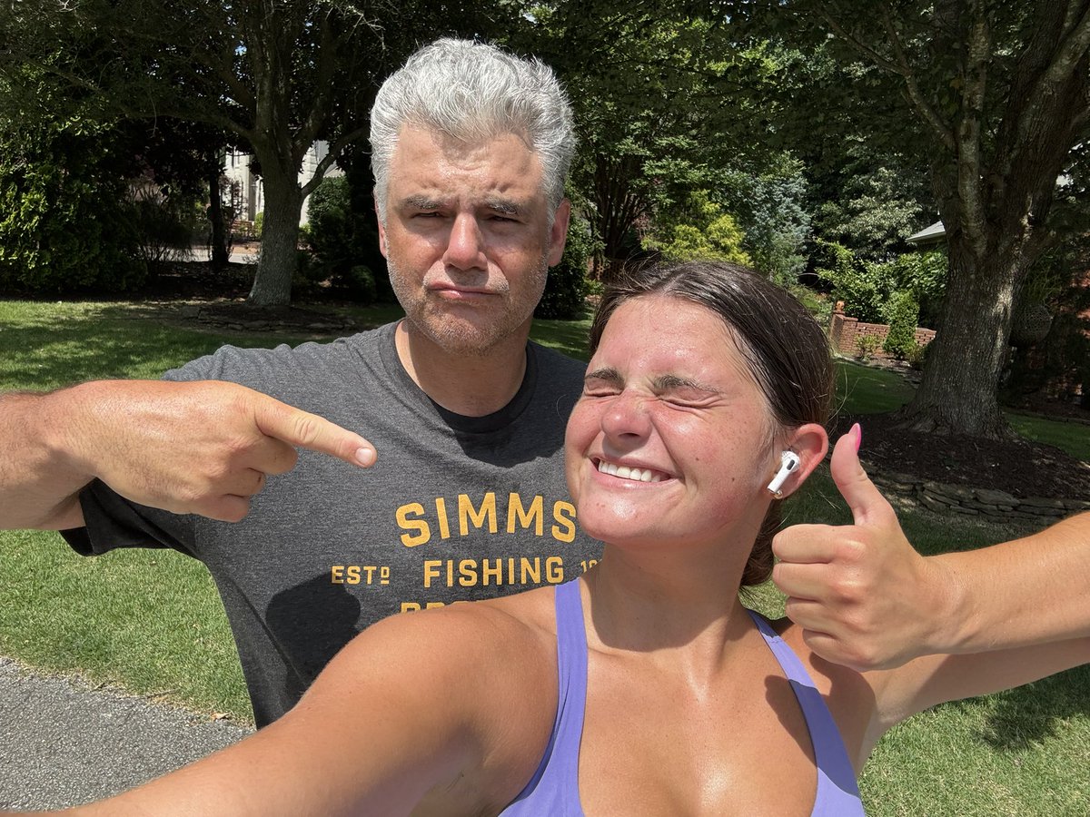 4 mile run today my dad!!!