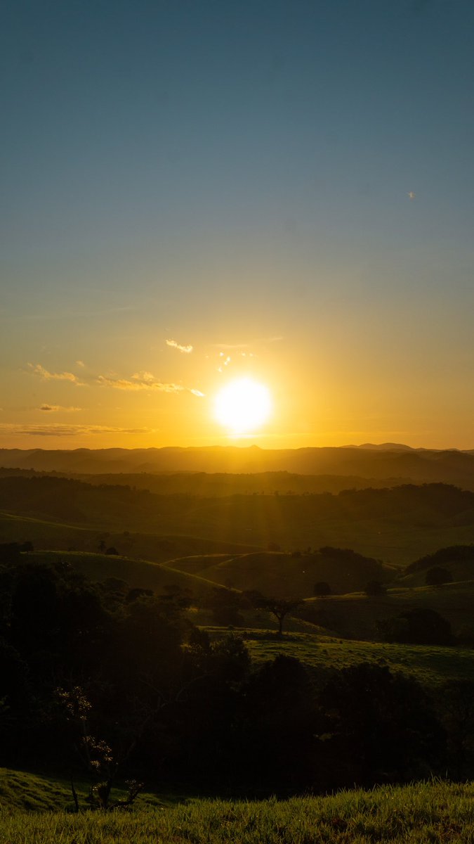 Por do sol no Quilombo dos Palmares.